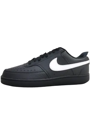 Nike Court Vision Low, Sneaker Uomo, Black/White/Black, 45 EU