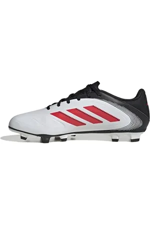adidas Copa Pure III Club FG/MG Football Boots, Scarpe da Calcio Unisex-Adulto, Cloud White/Lucid Red/Core Black, 38 2/3 EU