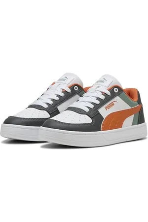 PUMA CAVEN 2.0 Block JR, Scarpe da Ginnastica, Green Moon-Maple Syrup White, 37 EU