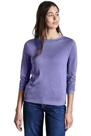 Street one A302973 Morbido Maglione Lavorato a Maglia, Lilac Dusk Mel, 48 Donna