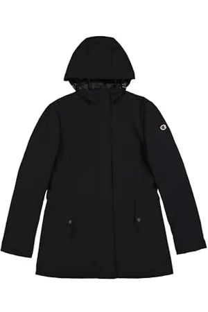 Champion Legacy Outdoor W (117570) -Bonded Stretch Nylon 178gr Hooded Giacca imbotita, (NBK), XL Donna