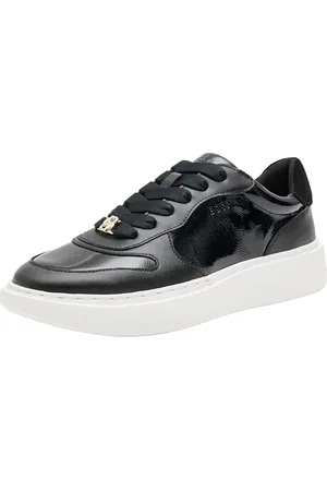 HUGO BOSS Amber_Tenn_Ltpt, Scarpe da Ginnastica Donna, Black, 37 EU