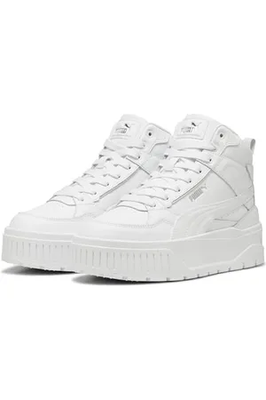 PUMA Karmen II Idol Mid, Sneaker Donna, White White Silver, 38 EU