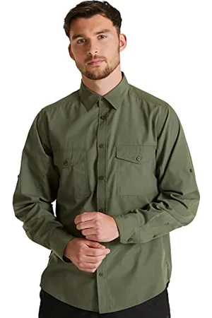 Craghoppers Expert Kiwi Long Sleeved Shirt Camicia Button-Down, , L Uomo