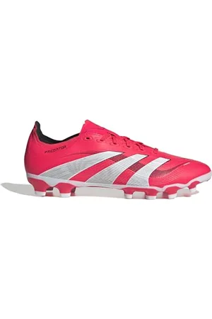 adidas Predator League Multi Ground Football Boots, Scarpe da Calcio Unisex-Adulto, Lucid Red/Ftwr White/Core Black, 40 2/3 EU