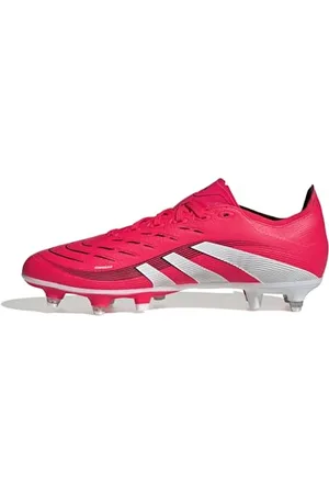 adidas Predator League Soft Ground Football Boots, Scarpe da Calcio Unisex-Adulto, Lucid Red/Cloud White/Core Black, 42 2/3 EU