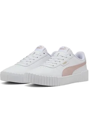 PUMA Carina 3.0, Scarpe da Ginnastica Donna, White-Rose Quartz Gold, 42.5 EU