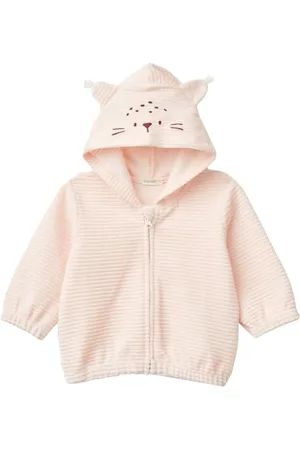 Benetton Giacca C/CAPP M/L 3MCDA501C Maglione Cardigan, , 6 Mesi Unisex-Bimbi