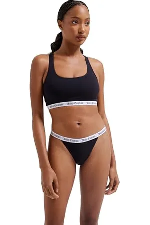 Juicy Couture Verity Cotton Bralette Reggiseno, , XS (Pacco da 12) Donna