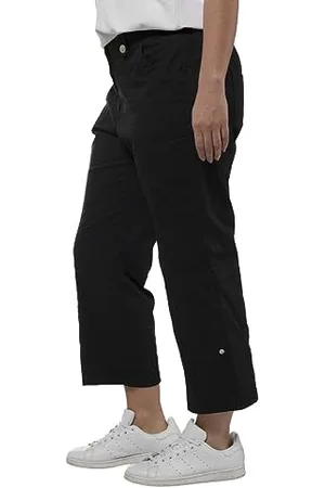 Ulla Popken Große Größen Cargohose mit Krempelbein Pantaloni, , 38W / 32L Donna