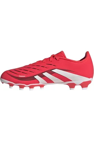 adidas Predator League Multi Ground Football Boots Kids, Scarpe da Calcio, Lucid Red/Ftwr White/Core Black, 23 EU
