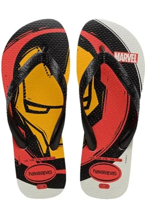 Havaianas Top Marvel Logomania (Mini Me), Infradito Ragazzi, White, 31/32