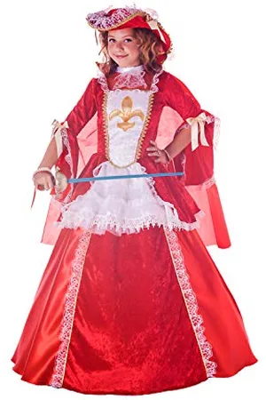CIAO Lady moschettiera costume travestimento bambina 2-in-1 (Taglia 9-11 anni)