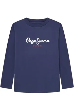 Pepe Jeans New Herman N T-Shirt, (Navy), 16 Anni Bambini e Ragazzi