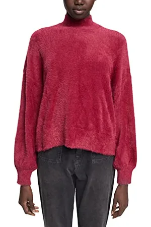 ESPRIT 112cc1i304 Maglione, 615/rosso ciliegio, M Donna