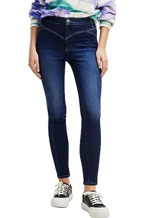 Desigual Denim_estrasbu Pantaloni Casual, , 48 Donna