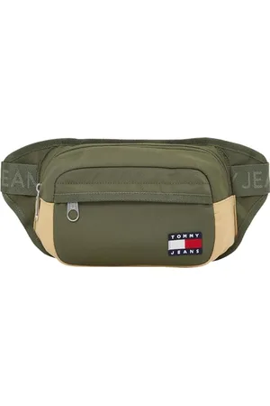 Tommy Hilfiger Uomo Marsupio Daily Sportivo, Verde (Pewter ), Taglia Unica