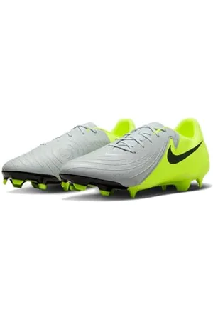 Nike Phantom Gx II Academy Fg/MG, Scarpe da Football Unisex-Adulto, Metallic Silver/Black/Volt, 45.5 EU