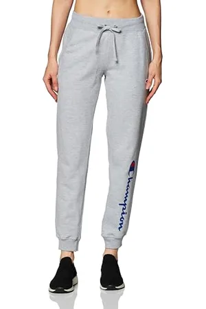 Champion Powerblend, Fleece Joggers, Comfortable Pants for Women, 29" (Plus Size Available) Pantaloni, Grigio, M Donna