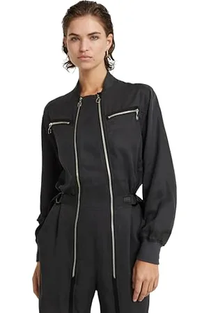 G-Star Donna Zip Wide Jumpsuit, (petrol D24587-D521-860), S
