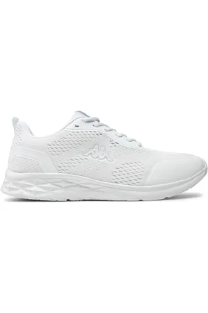 Kappa Logo ROOCKEY, Scarpe da Corsa Unisex-Adulto, White-Grey Lt, 42 EU