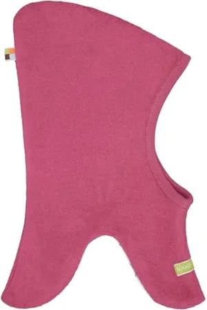 loud + proud Wende-Schlupf aus Baumwoll-Fleece, GOTS Zertifiziert Passamontagna, , 39-41 Bambina