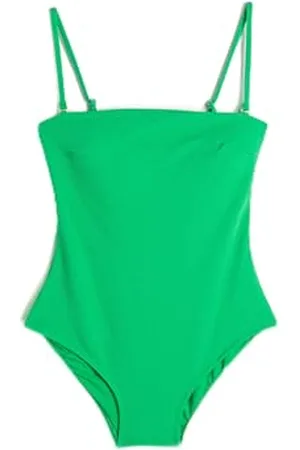 Koton Removable Strappy Halter Neck Ruffle Basic Swimsuit Swim Wear, , 40 Donna