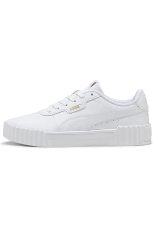 PUMA Carina 3.0, Scarpe da Ginnastica Donna, White Gold, 40.5 EU