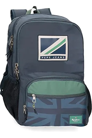 Pepe Jeans Tom Zaino Scuola a Doppio Scomparto 15.6" 33x46x17 cm Poliestere 25.81L