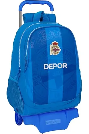 Safta Real Sport della Corruga, zaino scolastico con carrello, ideale per bambini di diverse età, comodo e versatile, qualità e resistenza, 33 x 15 x 43 cm, colore , , Estándar, Casual