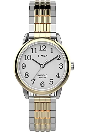 Timex Orologio Analogueico Quarzo Donna con Cinturino in Acciaio Inox TW2V05900