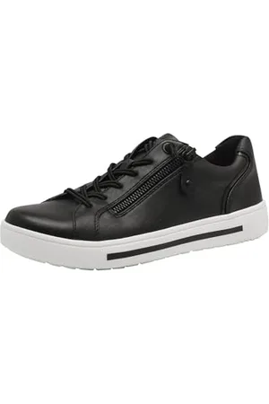 Jana Damen Sneaker Flach mit Reißverschluss Vegan, Scarpe da Ginnastica Donna, , 36 EU