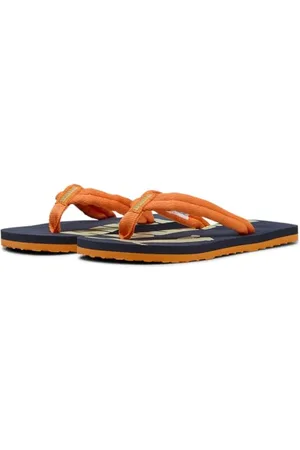 PUMA Epic Flip V2 JR, Infradito, New Navy-Pistachio Green-Orange GLO, 37 EU