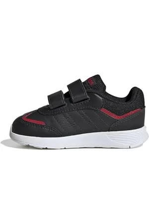 adidas TENSAUR Switch Shoes Infants, Scarpe da Corsa Unisex-Bimbi 0-24, Core Black/Ftwr White/Better Scarlet, 23 EU