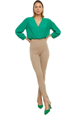 Trendyol Pantaloni Skinny in Vita Normale, , S Donna
