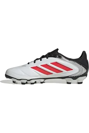 adidas Copa Pure II League Multi Ground Football Boots Kids, Scarpe da Calcio, Ftwr White/Lucid Red/Core Black, 33 EU