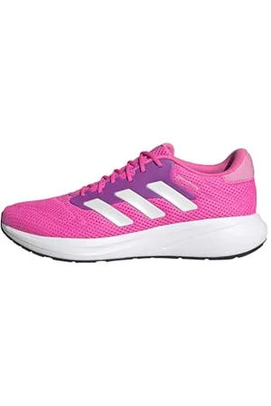 adidas Response Runner Shoes, Scarpe da Corsa Unisex-Adulto, Lucid Pink/Zero Met./Purple Burst, 46 EU
