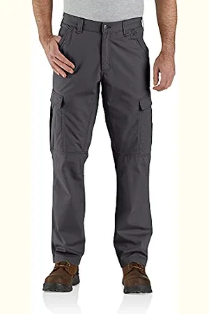 Carhartt Pantaloni Cargo Da Lavoro In Tessuto Ripstop Force®, Relaxed Fit, Pantaloni da lavoro Uomo, Grigio (Ombreggiato), 32W / 32L