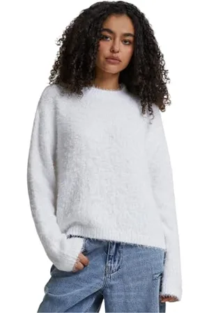 Urban classics Tb6891-ladies Feather Mock Neck Sweater Felpa, , S Donna