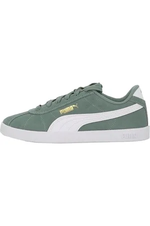 PUMA Club II JR, Scarpe da Ginnastica, Green Moon White, 37 EU