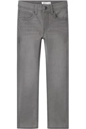 NAME IT Nkmsilas Slim Jeans 3448-Is TB, Denim Grigio Chiaro, 140 Bambino