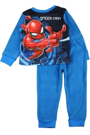 Disney Pigiama in Pile di Spiderman Pajama Set, , 3 Anni Boy