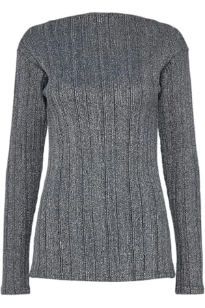 Pieces® Pcdalilah LS Mock Neck Top BC Maglietta a Maniche Lunghe, , S Donna