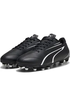 PUMA Vitoria Fg/AG Jr, Soccer Shoe Unisex-Bambini, Black White, 28 EU