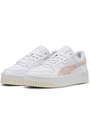 PUMA Carina Street Lux Crafted Flowers, Scarpe da Ginnastica Donna, White-Rose Quartz, 38 EU