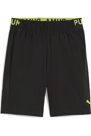 PUMA RUNTRAIN Shorts B Pantaloncini in Tessuto, Black, 152 Adulti Unisex