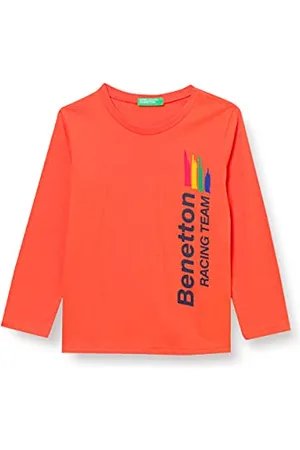 Benetton (Z6ERJ) T-Shirt M/L 3I1XC155S, , 74 Bambino