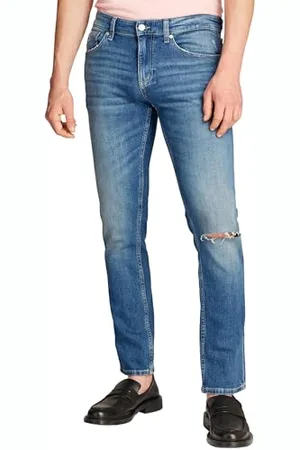 Tommy Hilfiger Uomo Jeans Austin Tapered Fit Slim Fit, Blu ( Light), 32W/34L