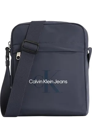 Calvin Klein Uomo Borsa a Tracolla Sport Essentials Reporter con Zip, Blu (Ombre ), Taglia Unica