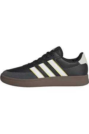 adidas Breaknet 2.0 Shoes, Scarpe Uomo, Core Black/Ftwr White/Yellow, 43 1/3 EU